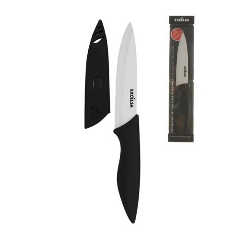 Coltello Chef lama in ceramica bianca cm 12,5